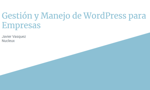 Gestión y Manejo de WordPress para Empresas